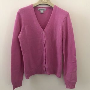Brooks brothers pink cashmere sweater